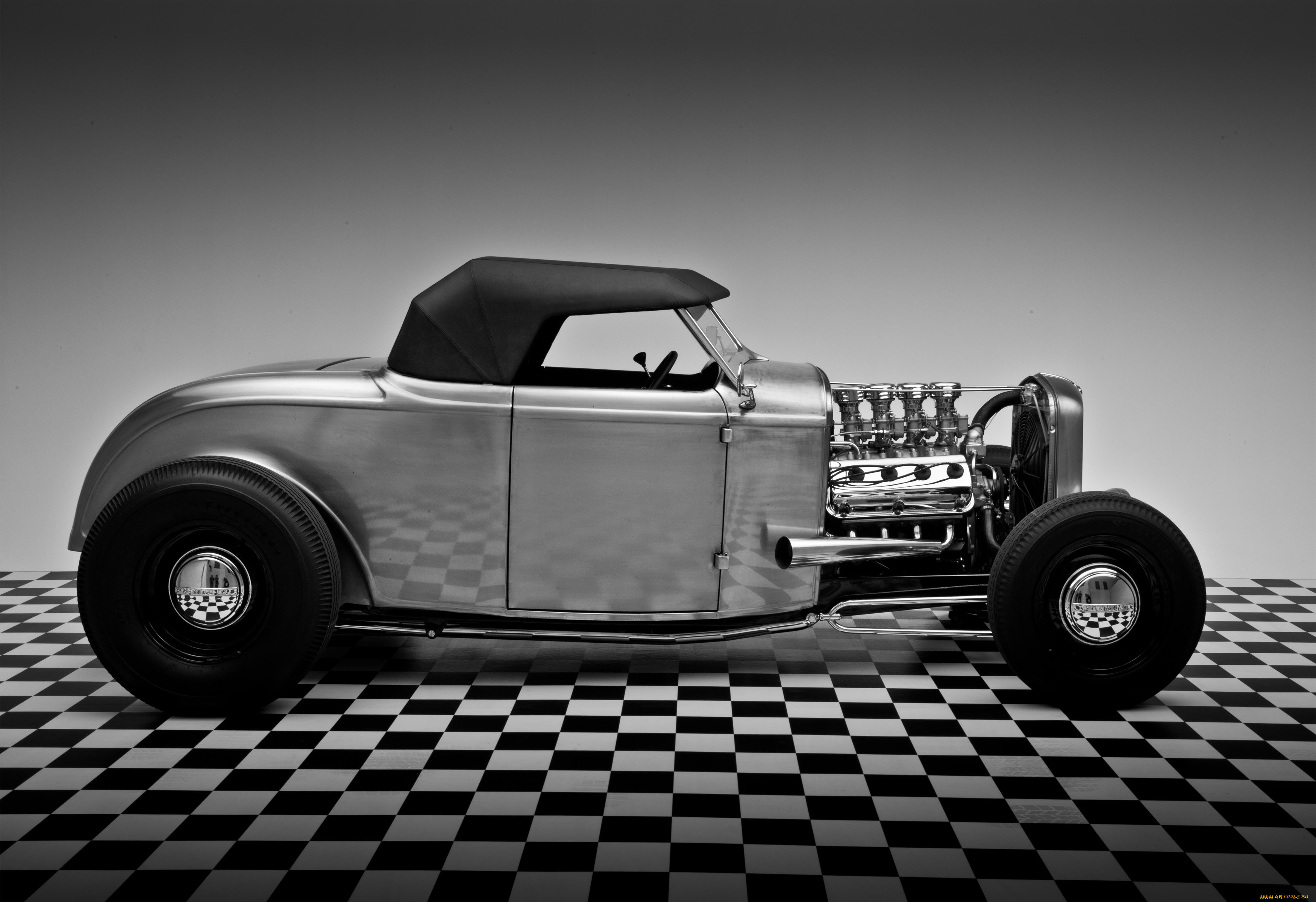 , custom classic car, street